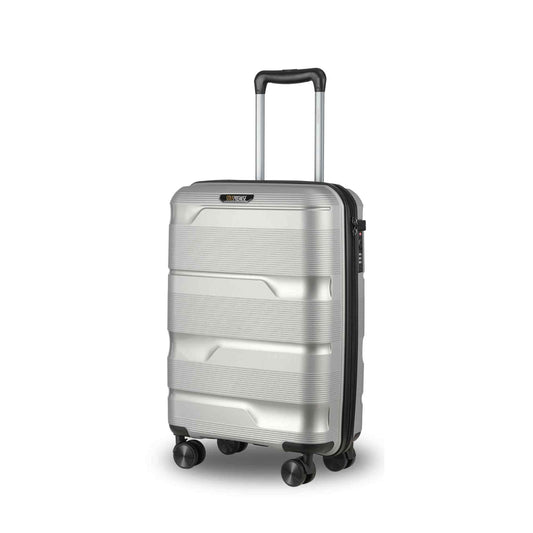 20-inch Silver Carry-On Hardcase Roller Luggage